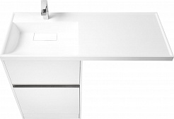 Акватон Мебель для ванной Лондри 60 L белая – фотография-5